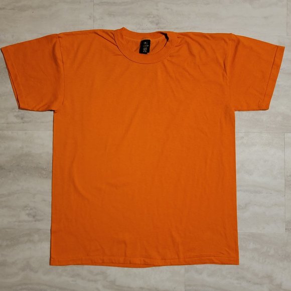 Vintage Tee Swing Orange Single Stitched Made in USA Mens T-Shirt X-Large - Picture 1 of 6